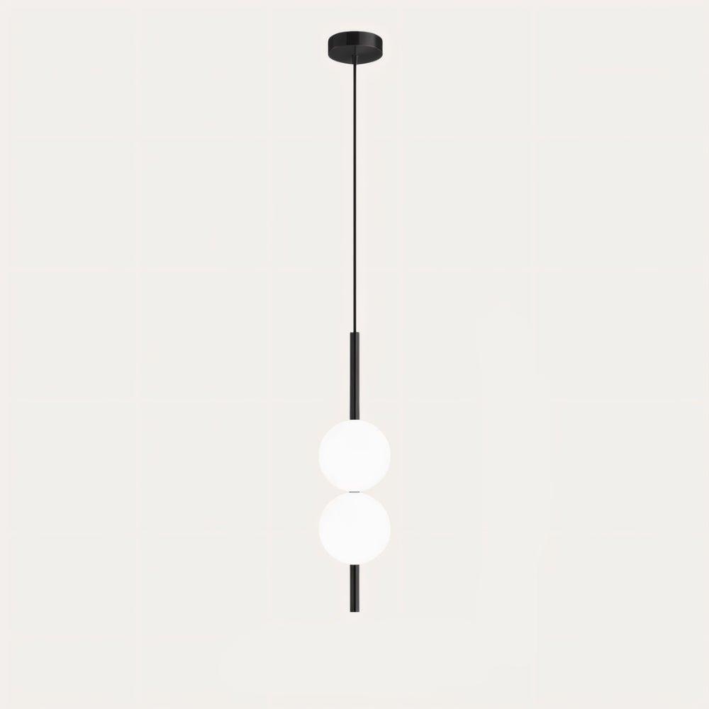 Frendorf | GlissAura LED Pendelleuchte | Modernes Design aus Metall & Glas | Dimmbare Hängelampe für Esszimmer & Wohnzimmer