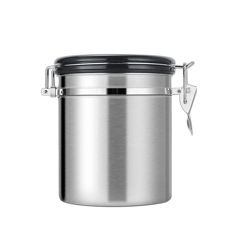 Frendorf | Luftdichter Kaffeebehälter CO2-Ventil Aufbewahrungsglas mit Messlöffel