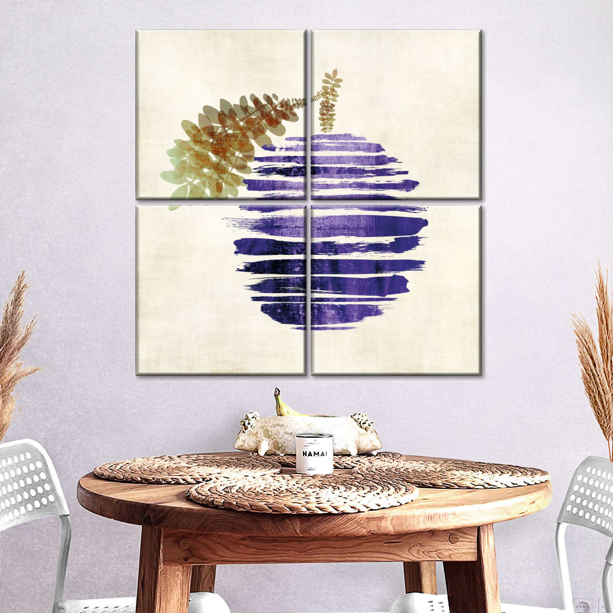 Frendorf | Gebürstete Pflaumen Wandkunst