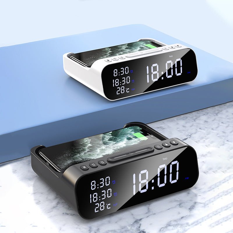 Frendorf | ChargeTime Pro – Digitaler Wecker mit drahtloser Ladung und großem Display