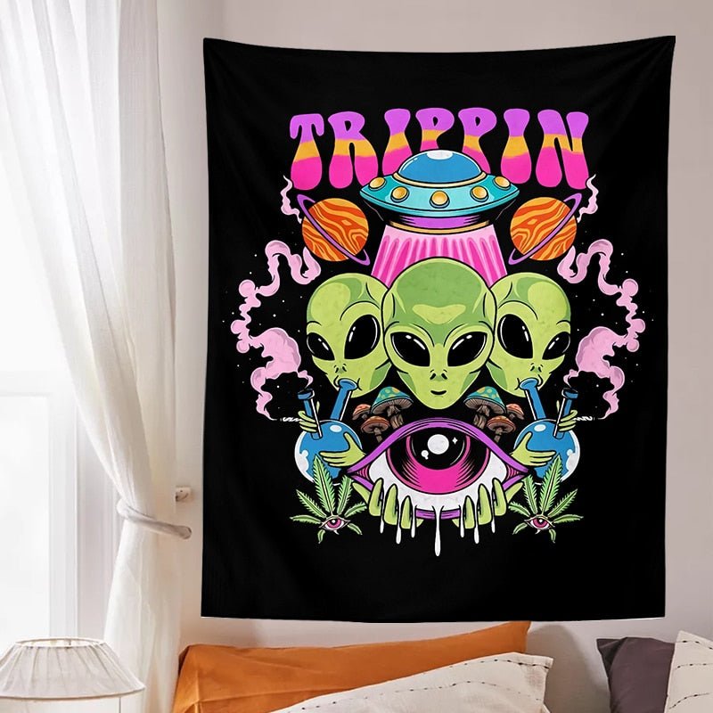 Alien Wandbehang Wandteppich