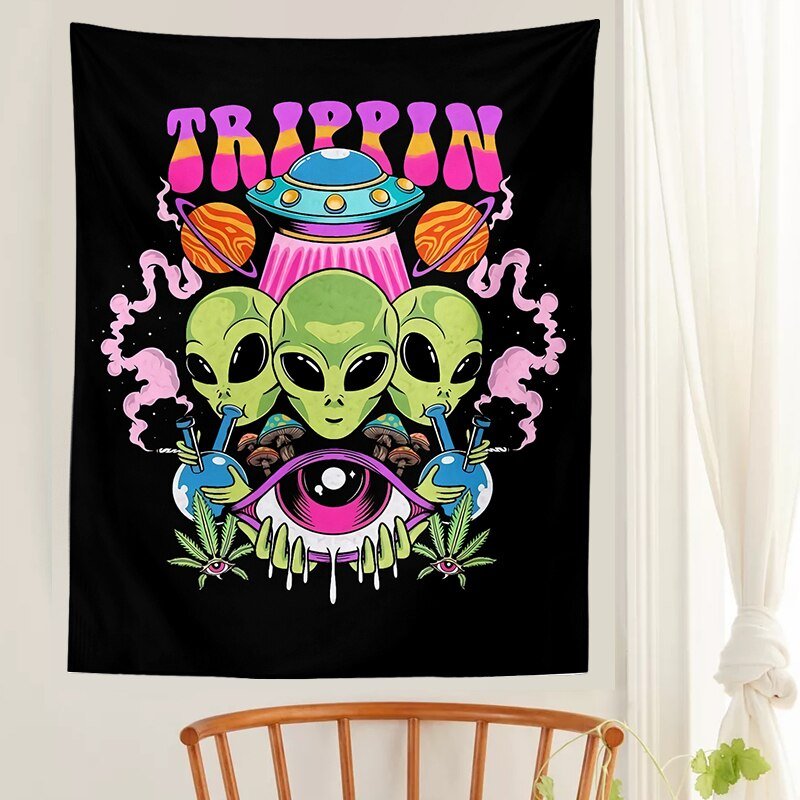 Alien Wandbehang Wandteppich
