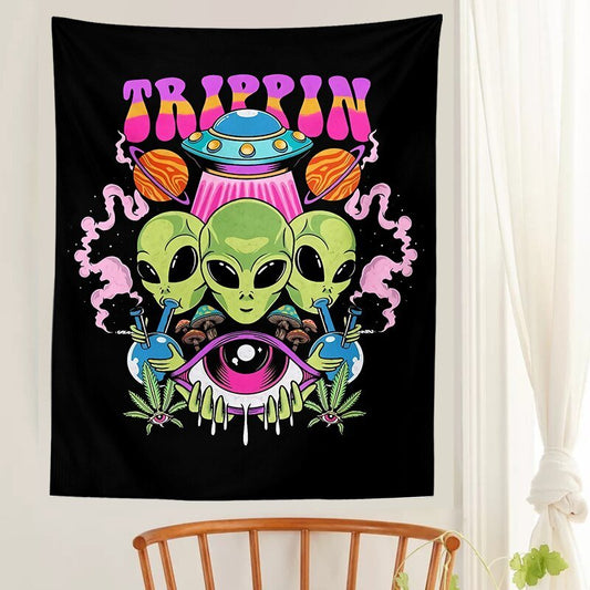 Alien Wandbehang Wandteppich