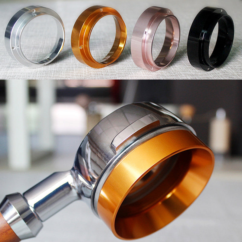 Aluminium Dosierring Brühen Kaffee Pulver Espresso Barista Trichter