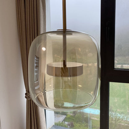 Frendorf | Schaffen Sie eine warme Atmosphäre mit den Amberglow Pendelleuchten aus Metall und Glas