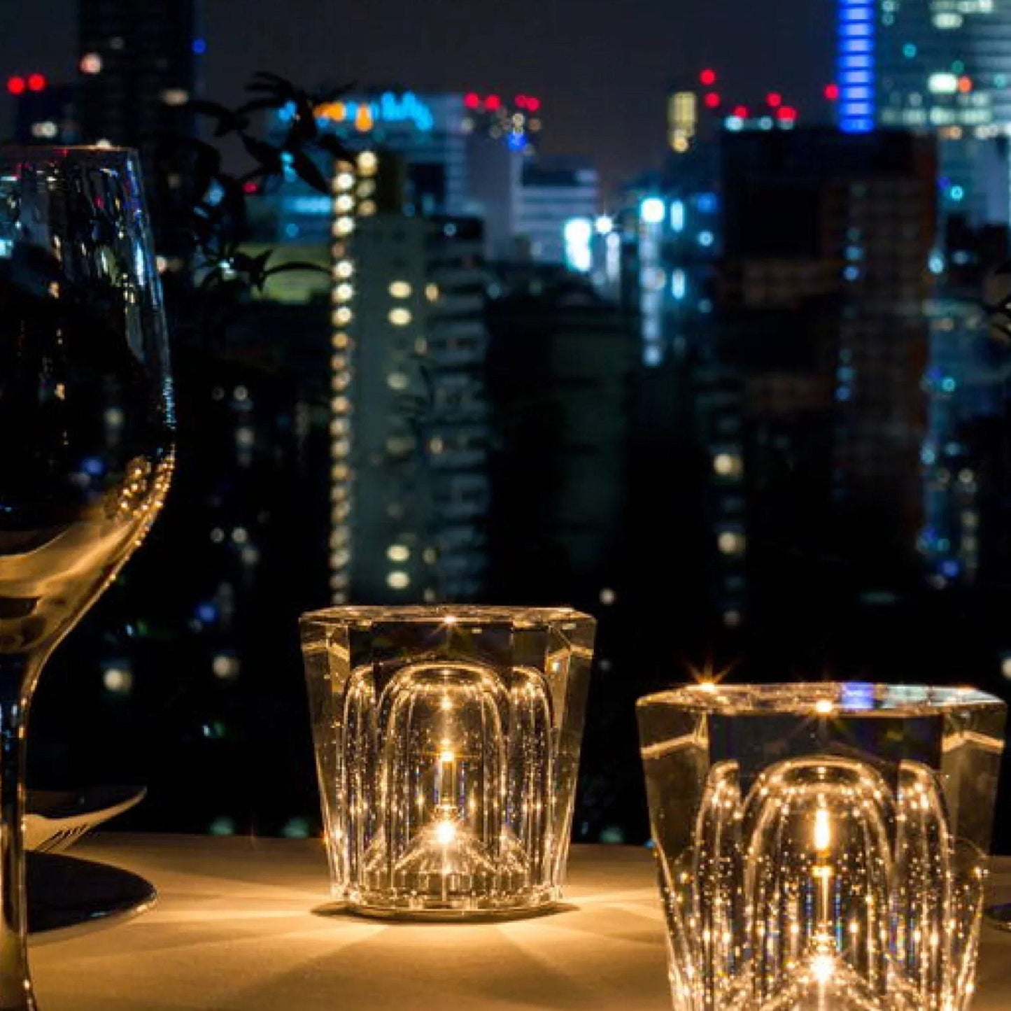 Lampe - Luxus Diamant Kristall LED Wiederaufladbare Tischlampe