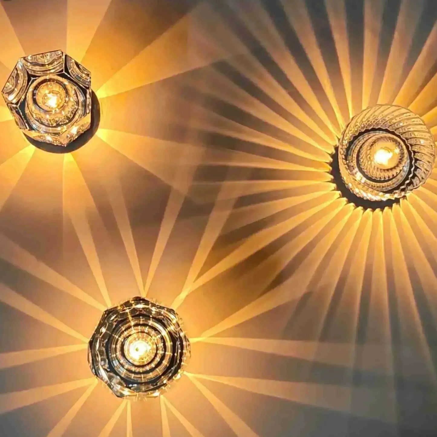 Lampe - Luxus Diamant Kristall LED Wiederaufladbare Tischlampe