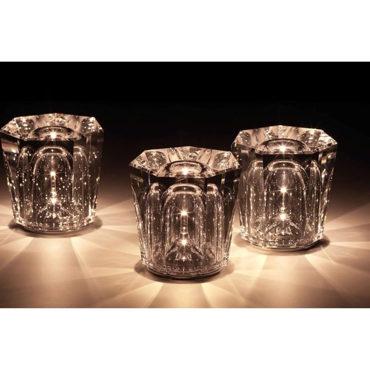 Lampe - Luxus Diamant Kristall LED Wiederaufladbare Tischlampe