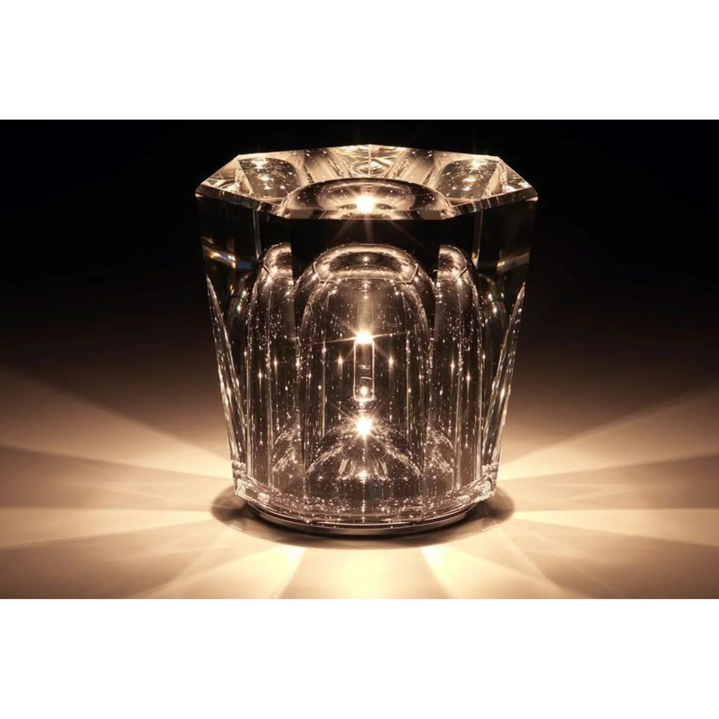 Lampe - Luxus Diamant Kristall LED Wiederaufladbare Tischlampe