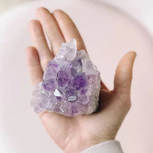 Frendorf | AetherStone Amethyst Edelstein | Natürlicher Kristall | Positive Energie | Perfekte Deko