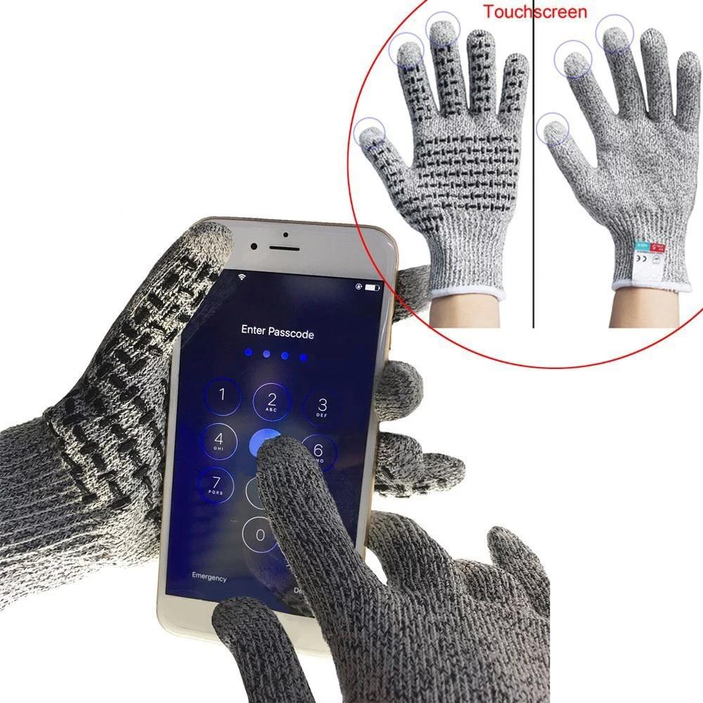 Frendorf | Anti-Schnitt Handschuhe 5 Grad Sicherheit Schnittfest Stichfest Edelstahl
