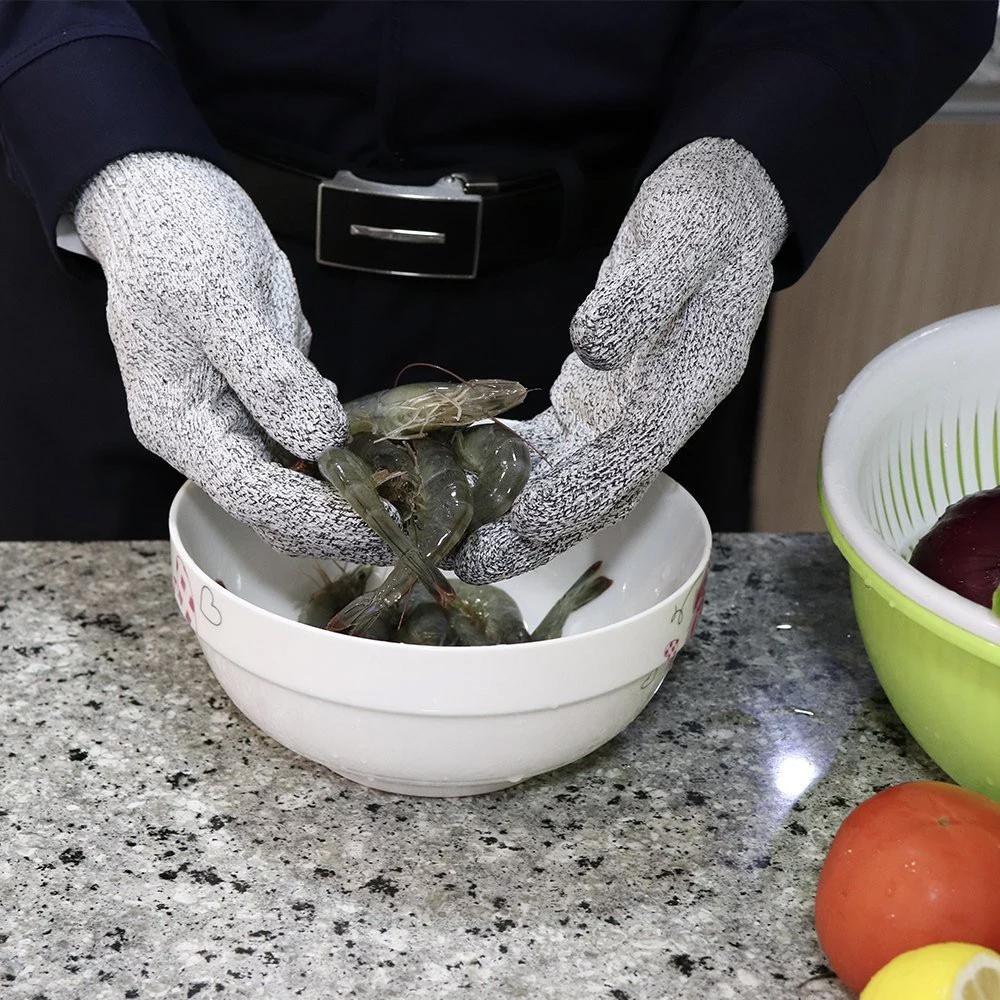 Frendorf | Anti-Schnitt Handschuhe 5 Grad Sicherheit Schnittfest Stichfest Edelstahl