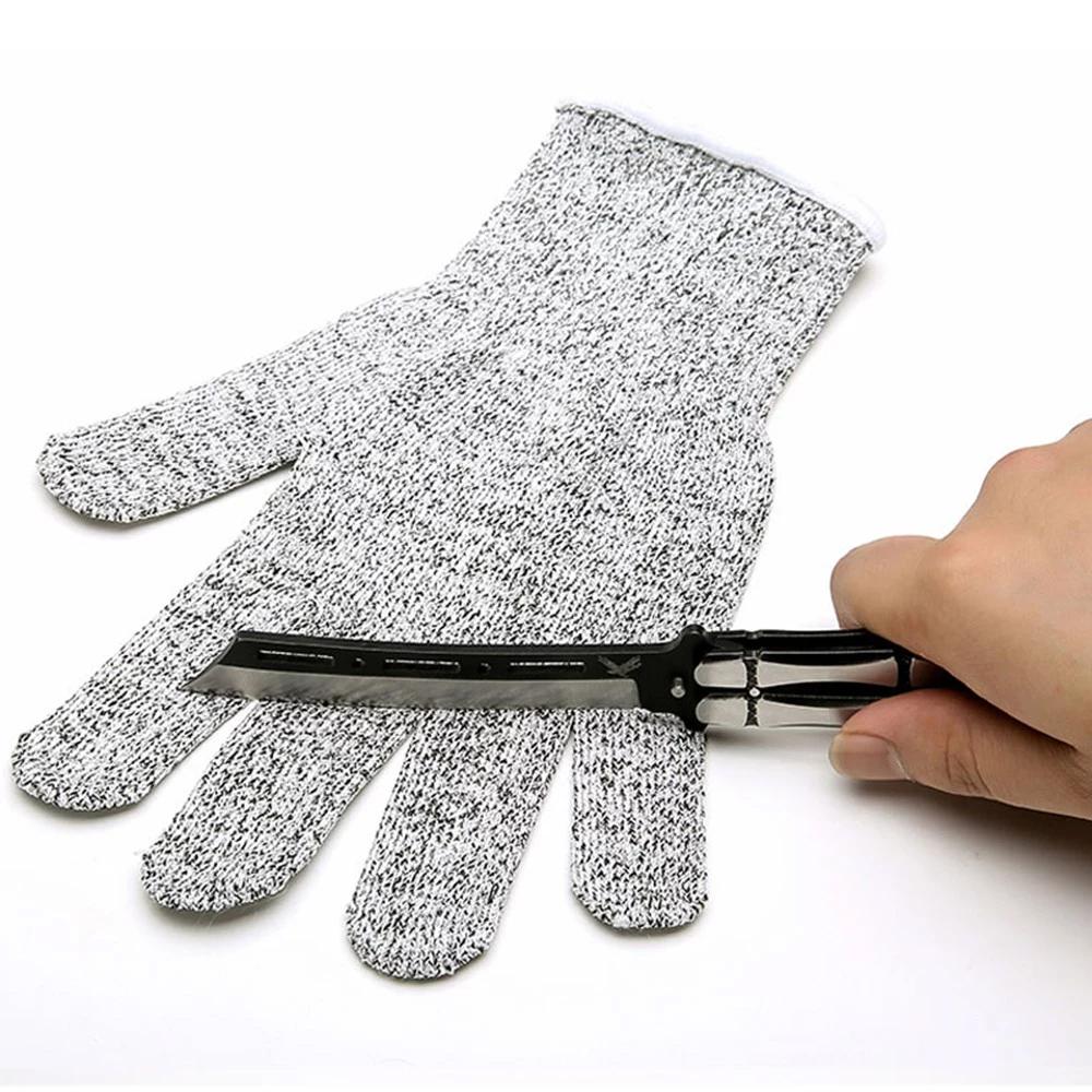 Frendorf | Anti-Schnitt Handschuhe 5 Grad Sicherheit Schnittfest Stichfest Edelstahl