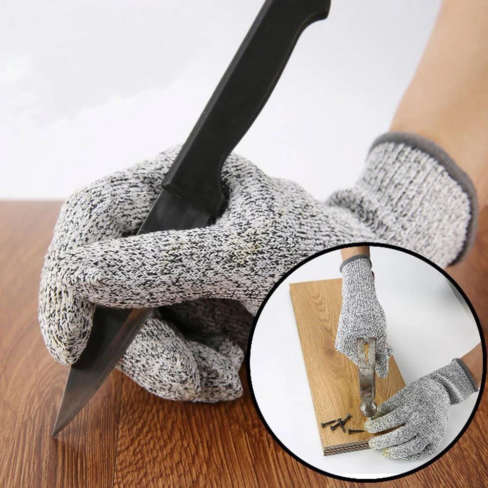 Frendorf | Anti-Schnitt Handschuhe 5 Grad Sicherheit Schnittfest Stichfest Edelstahl