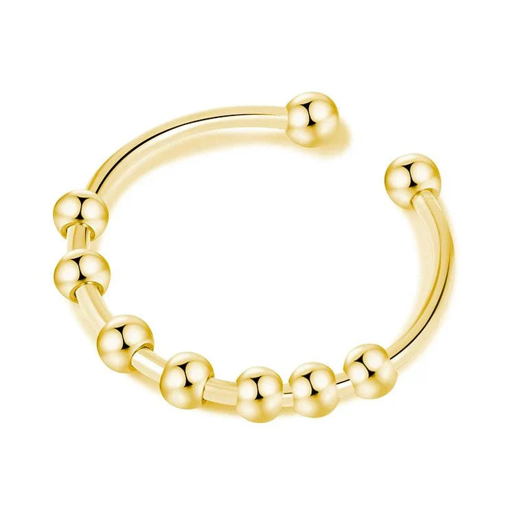 Frendorf | Calm – Angst Ring mit Perlen - Anti Stress & Anti Angst