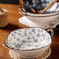 Frendorf | Aurora Elegance Dekoschale aus Keramik | Modernes Design | Vielseitig & Stilvoll