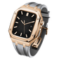 Frendorf | Edelstahl Gehäuse und Silikonarmband für die Apple Watch