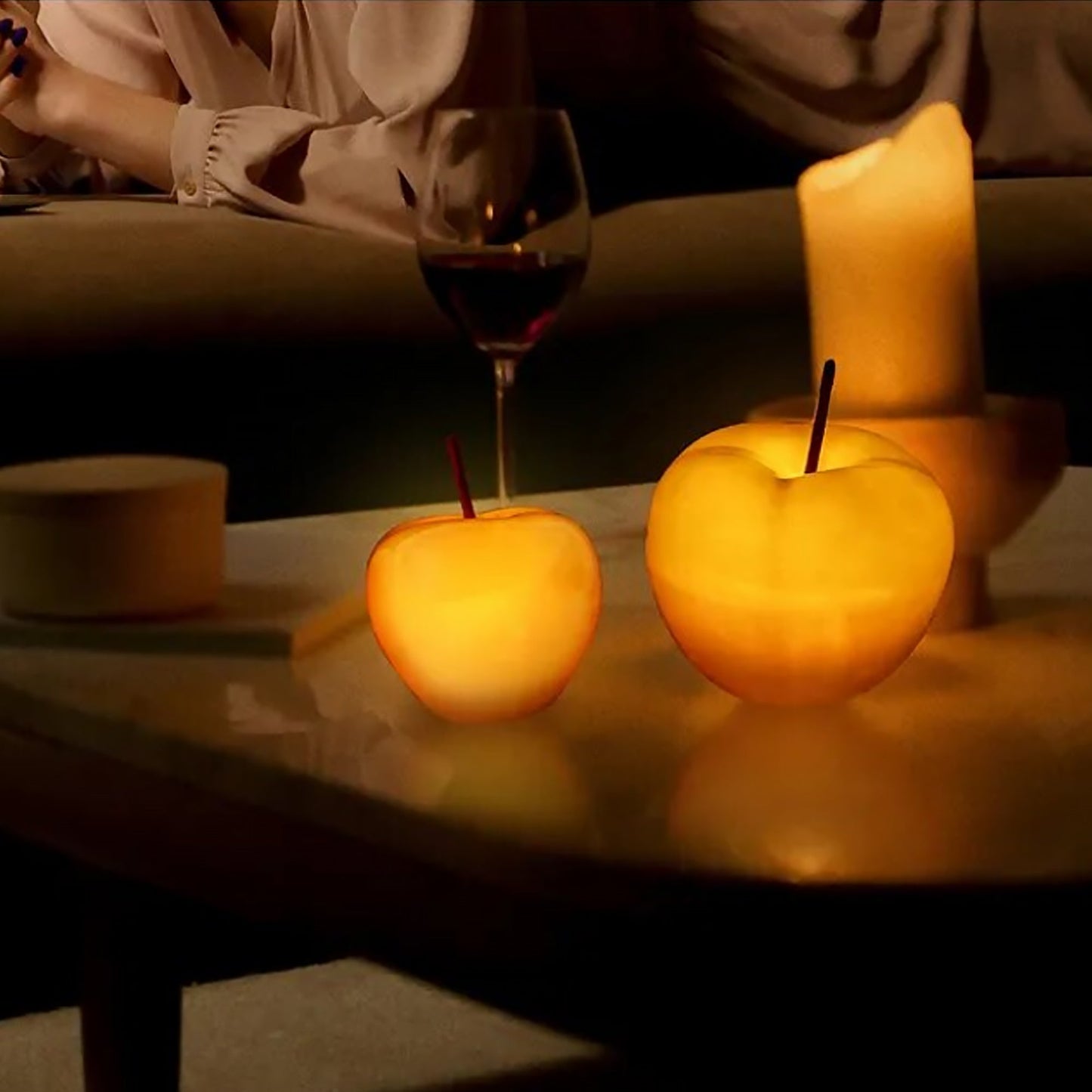Apfel Translucent Nachttischlampe