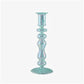 Frendorf | Aqua Blue Glas Kerzenhalter