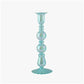 Frendorf | Aqua Blue Glas Kerzenhalter