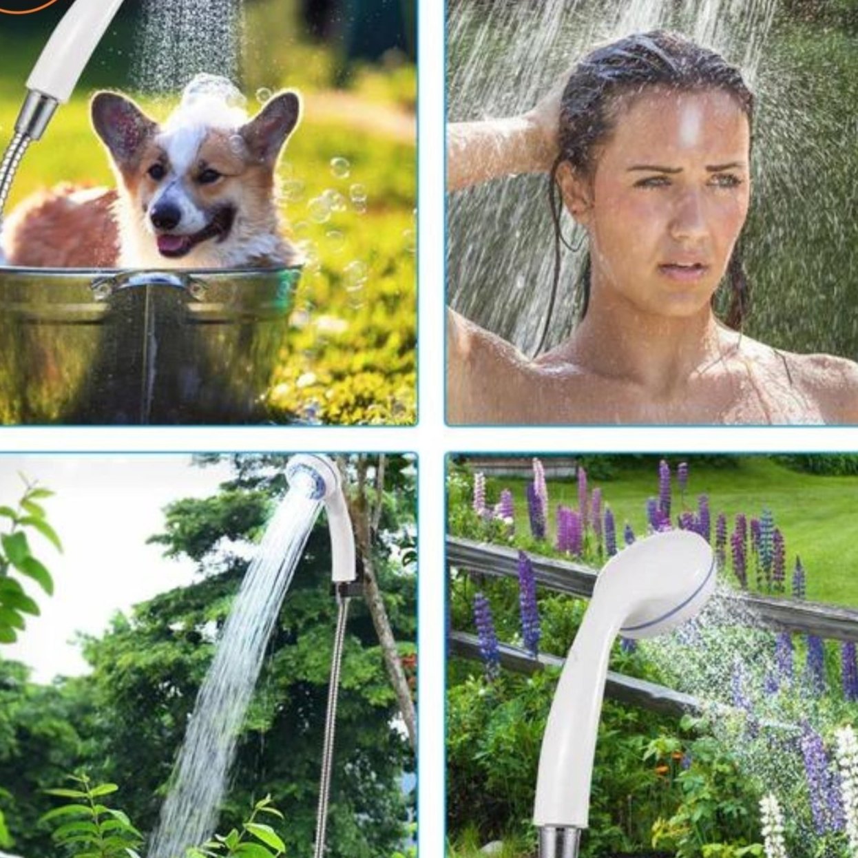 Frendorf | Aquacharge tragbare elektrische Dusche