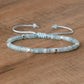 Frendorf | Geflochtenes Armband mit 2,4 mm Naturstein-Rollern – Seraphina