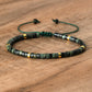 Frendorf | Geflochtenes Armband mit 2,4 mm Naturstein-Rollern – Seraphina