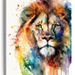 Frendorf | Lion Aquarell Wandkunst