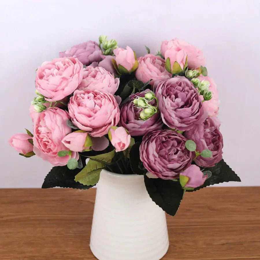 Ewige Eleganz Seiden-Peony-Arrangement