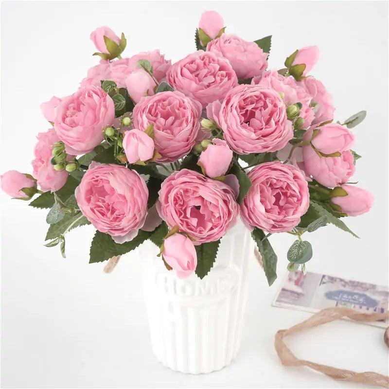 Ewige Eleganz Seiden-Peony-Arrangement