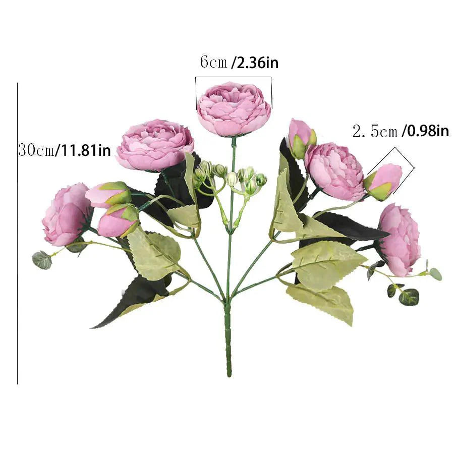 Ewige Eleganz Seiden-Peony-Arrangement