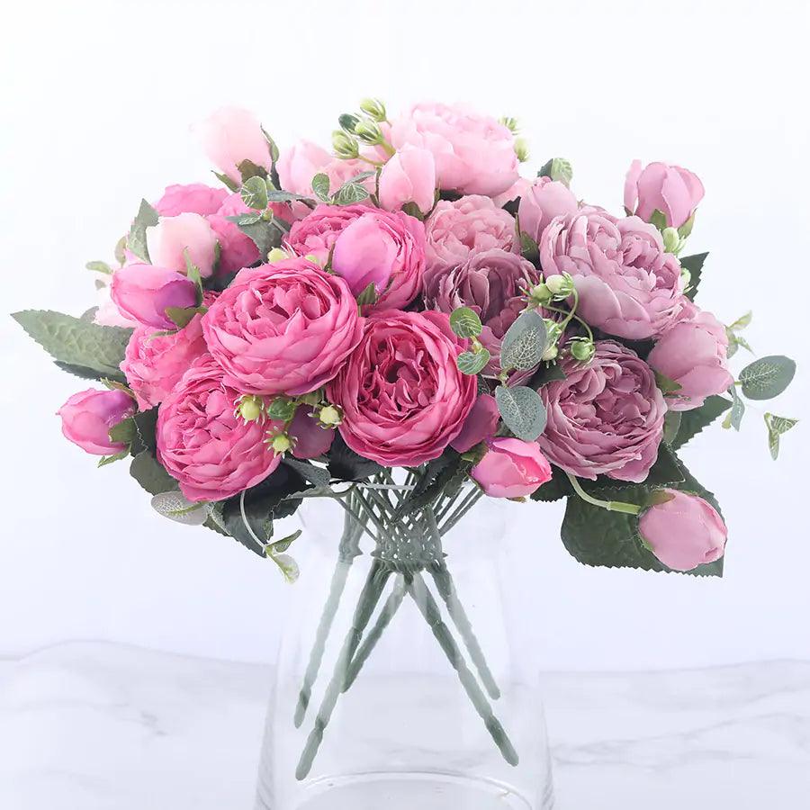 Ewige Eleganz Seiden-Peony-Arrangement
