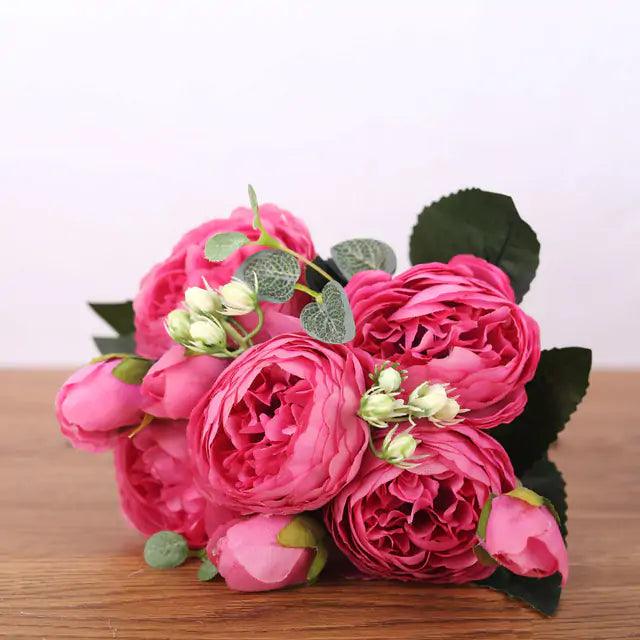 Ewige Eleganz Seiden-Peony-Arrangement
