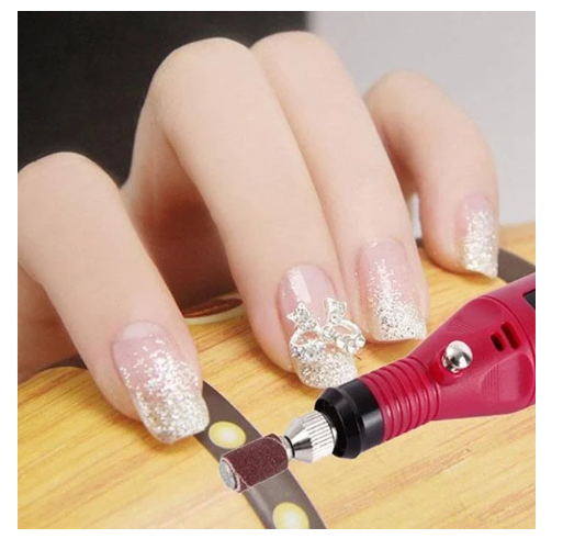 Frendorf | Nailpro 6 IN 1 - Elektrischer Nagelfräser - Nagelfeile - Pediküreset - USB-Anschluss