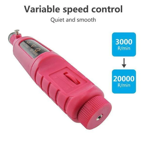 Frendorf | Nailpro 6 IN 1 - Elektrischer Nagelfräser - Nagelfeile - Pediküreset - USB-Anschluss