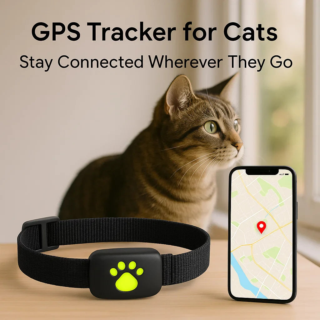Frendorf | #1 Finde GPS Katzen Tracker mit Echtzeit-Standort, wasserdichtem Design und Aktivitätsüberwachung für Sicherheit und Tracking von Haustieren