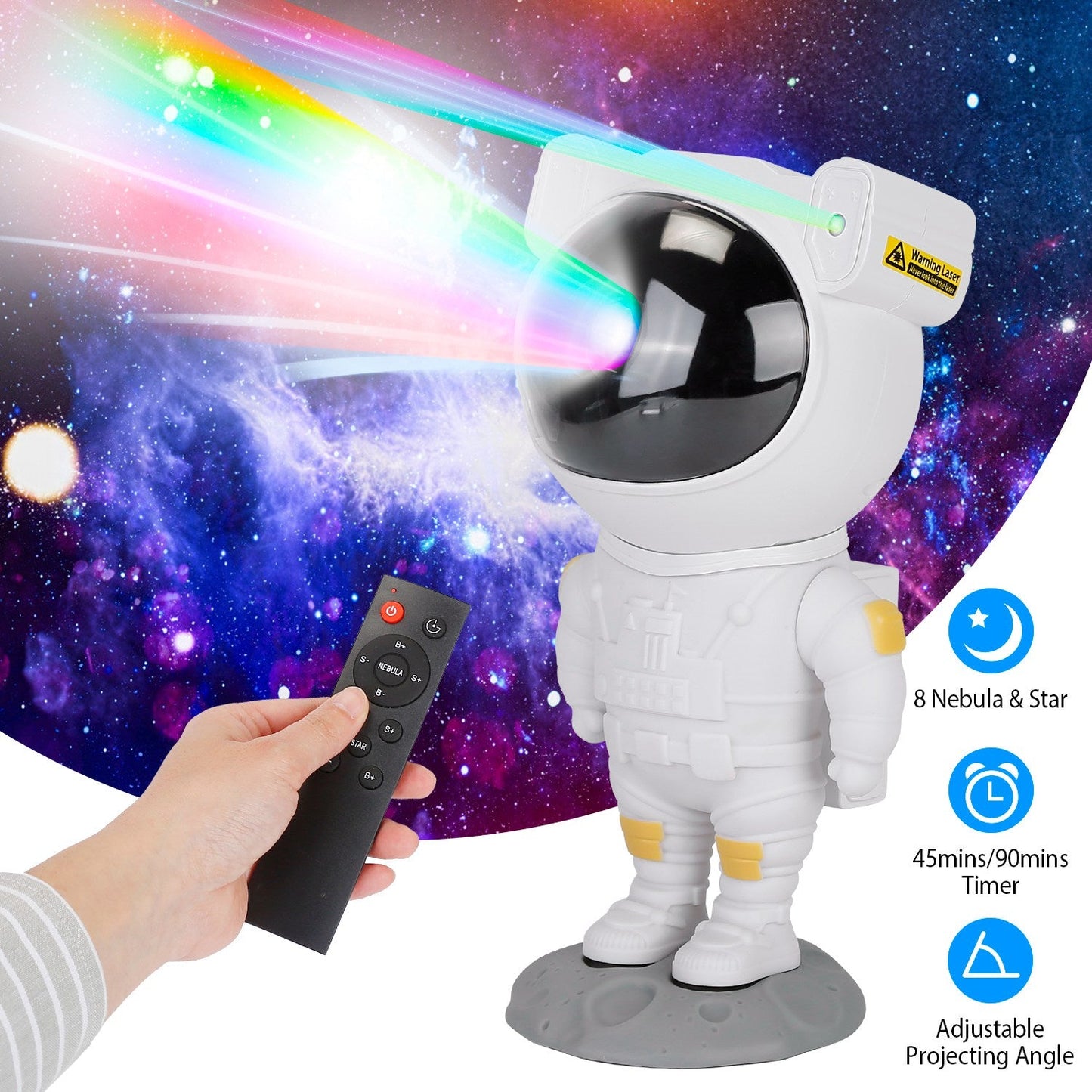 Frendorf | Astronaut Sternprojektorlicht mit Fernbedienung