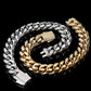 Frendorf | AURELIUS – 18K vergoldetes Cuban Link Armband für Männer