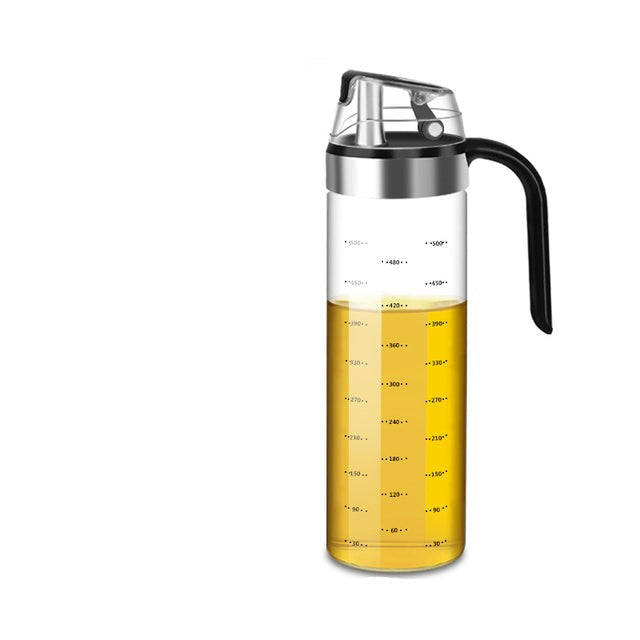 Frendorf | Auto Flip Gewürzbehälter Automatische Klappe und Auslaufsicheres Glas-Gewürzgefäß