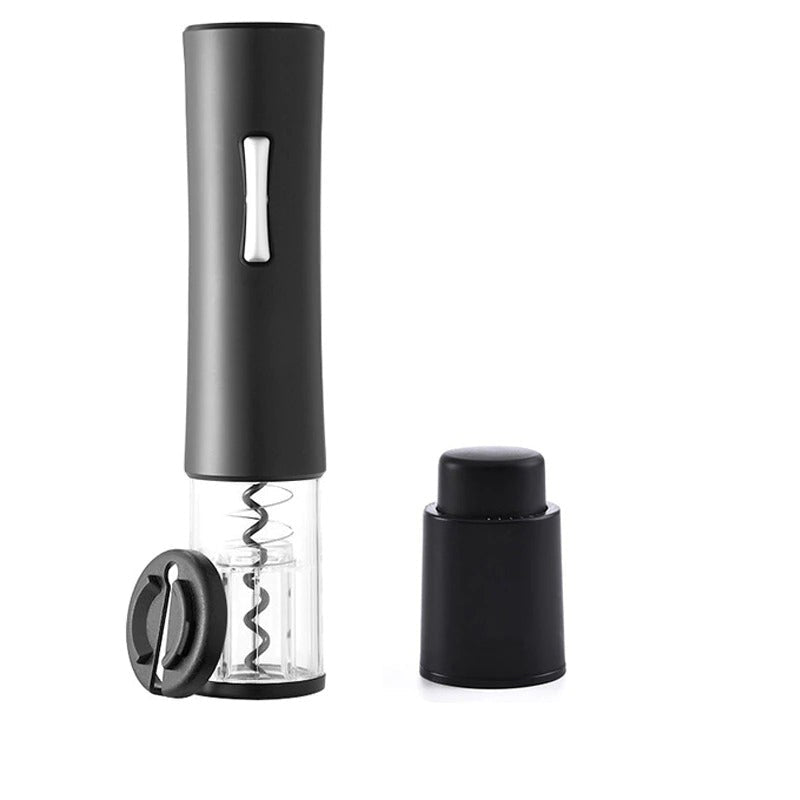 Frendorf | Automatischer Flaschenöffner für Wein Folienschneider Elektrischer Weinflaschenöffner in Schwarz oder Rot