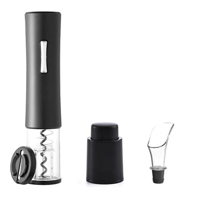 Frendorf | Automatischer Flaschenöffner für Wein Folienschneider Elektrischer Weinflaschenöffner in Schwarz oder Rot