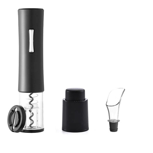 Frendorf | Automatischer Flaschenöffner für Wein Folienschneider Elektrischer Weinflaschenöffner in Schwarz oder Rot