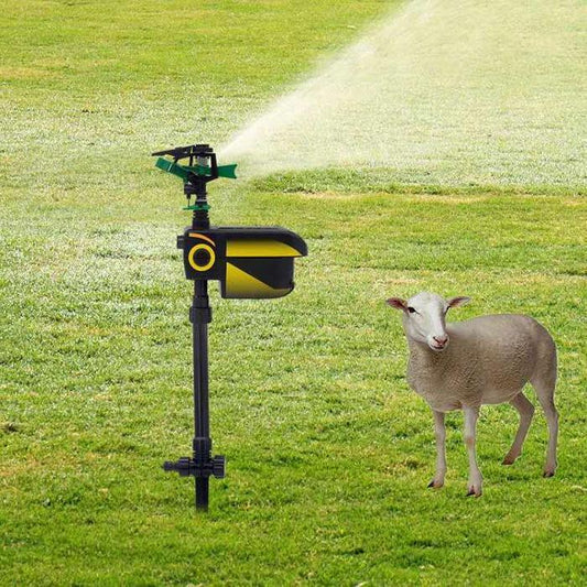 Frendorf | Automatischer bewegungsaktivierter Tierabwehr-Gartenbewässerungsanlagen - Tiersensor für den Außenbereich Rasen Garten Wassersprinkler