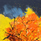 Frendorf | Herbstliche Bäume Wandkunst