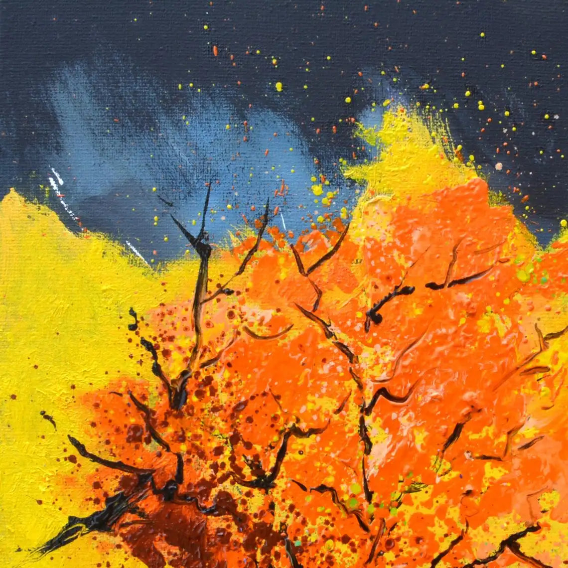 Frendorf | Herbstliche Bäume Wandkunst