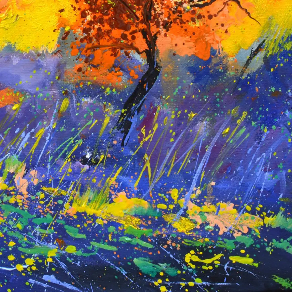 Frendorf | Herbstliche Bäume Wandkunst