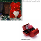 Frendorf | Valentinstag Geschenk Rose Bär Ewige Blume Rose Teddybär PE Schaum Bär 25cm Valentinstag