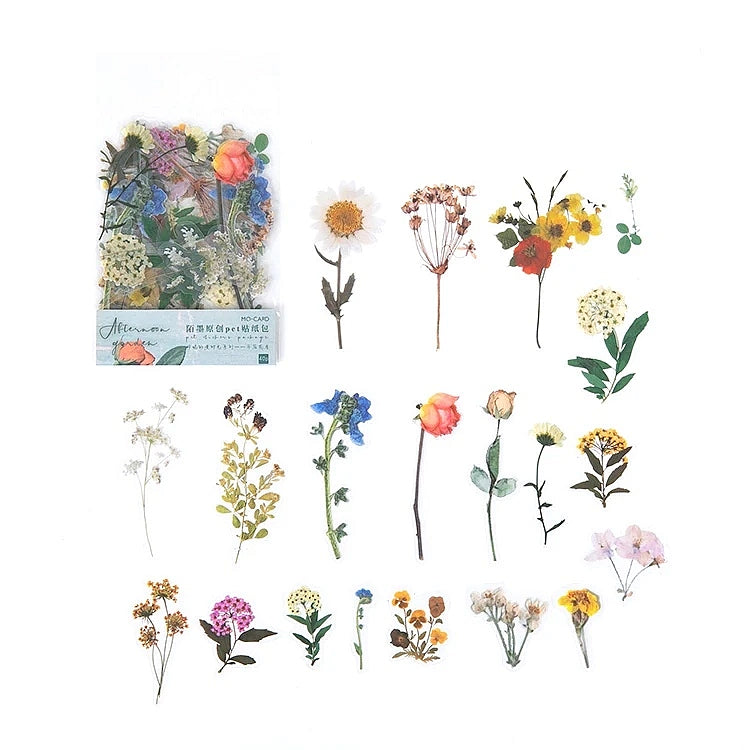 Geprägte Botanische Garten Aufkleber