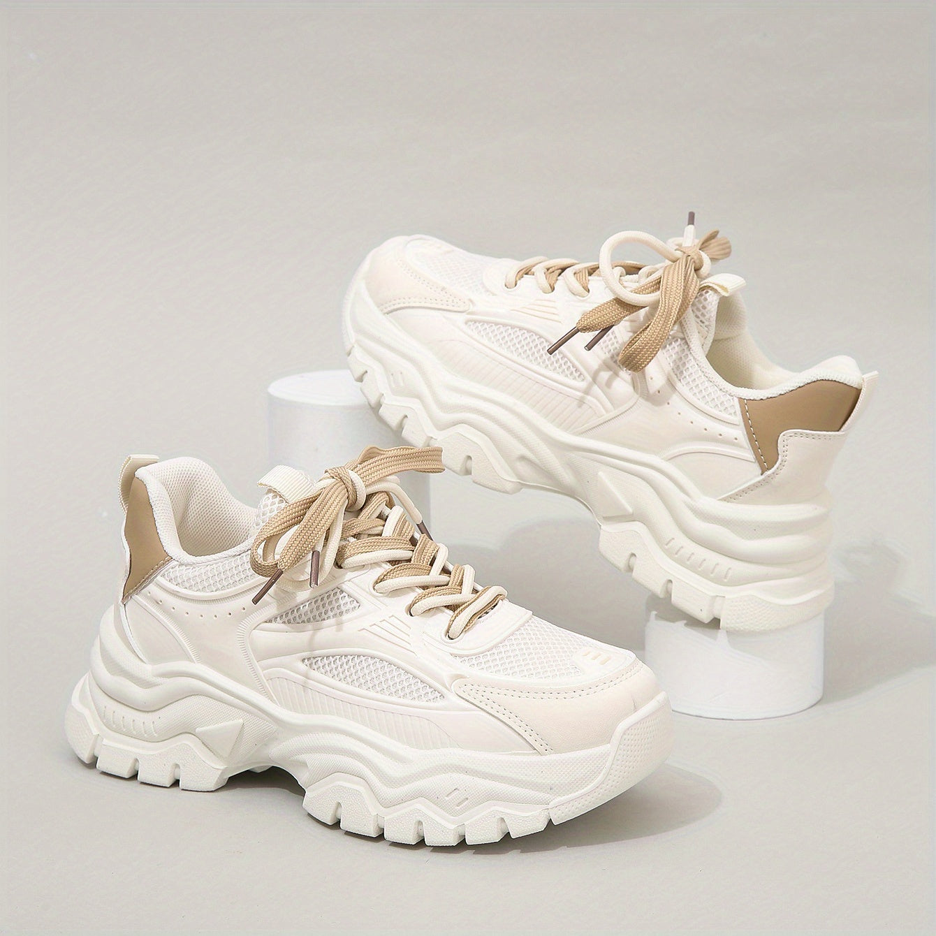 Frendorf | Dick besohlte, höhenverstellbare Chunky Sneakers