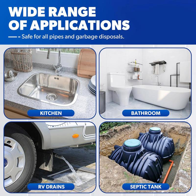 Frendorf | 350g Kraftvoller Abflussreiniger – Gegen Verstopfungen & 99 % der Keime